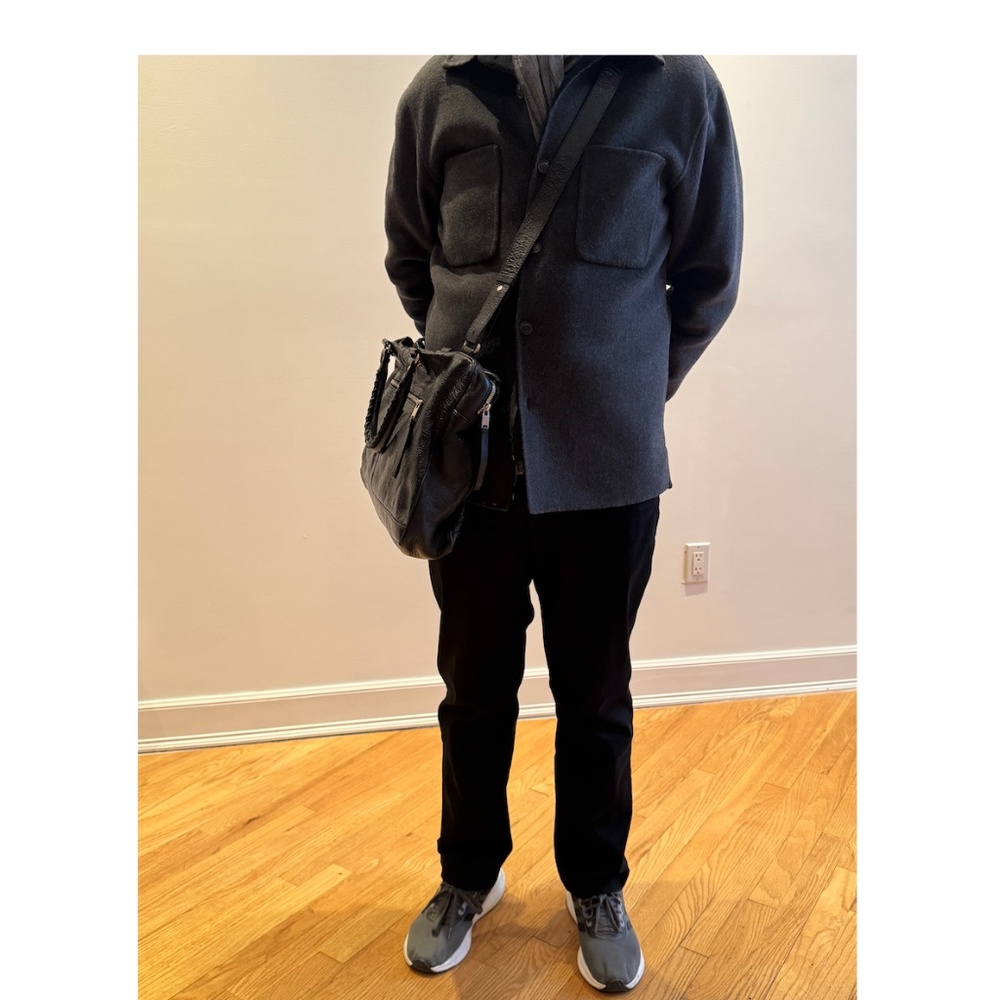 BALENCIAGA BLACK LAMBSKIN LEATHER - UNISEX WORK BAG - Picture 16 of 16